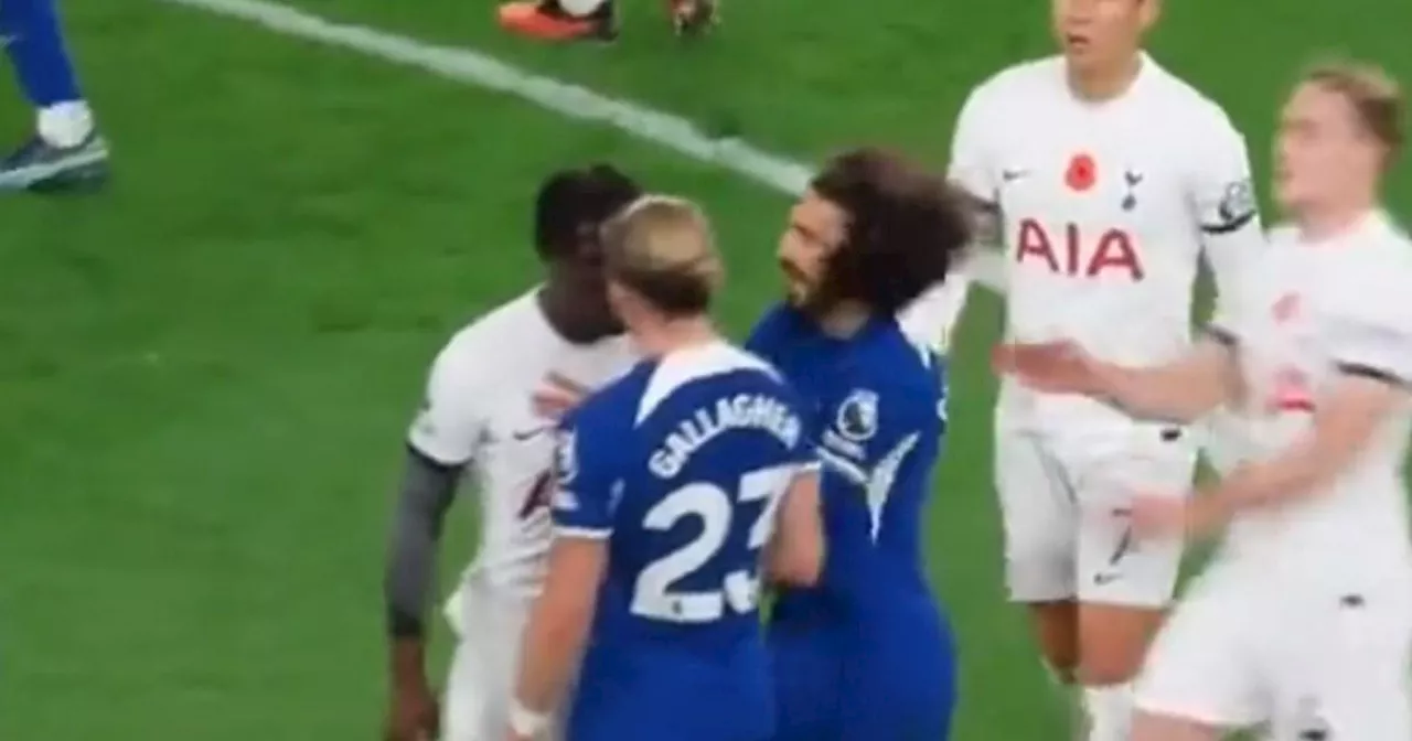 Conor Gallagher in bust-up with Spurs star after Chelsea beat Tottenham