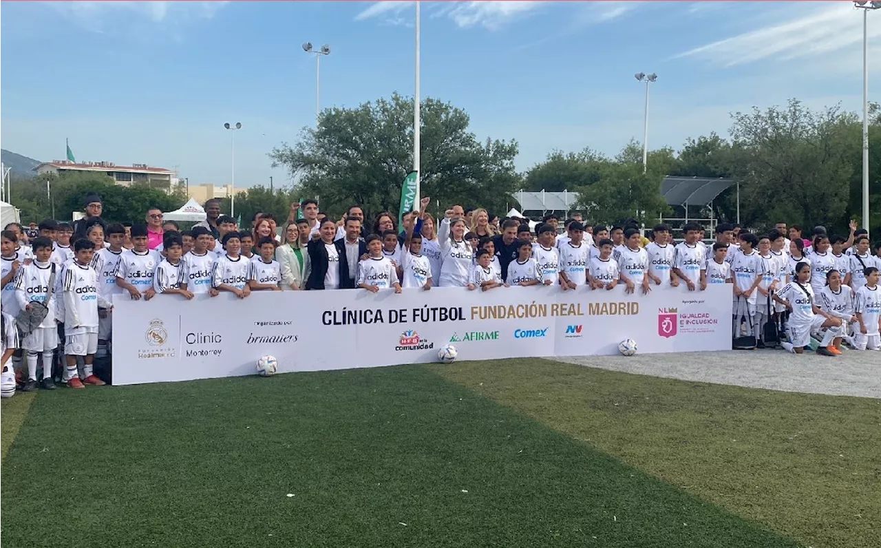 Arrancan segunda clínica del Real Madrid en Monterrey