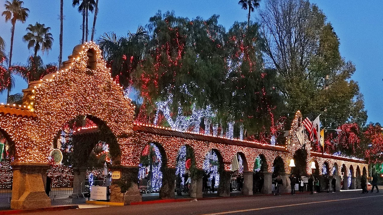 Seven sparkly stay-over packages festoon the Mission Inn's famous ‘Festival of Lights'