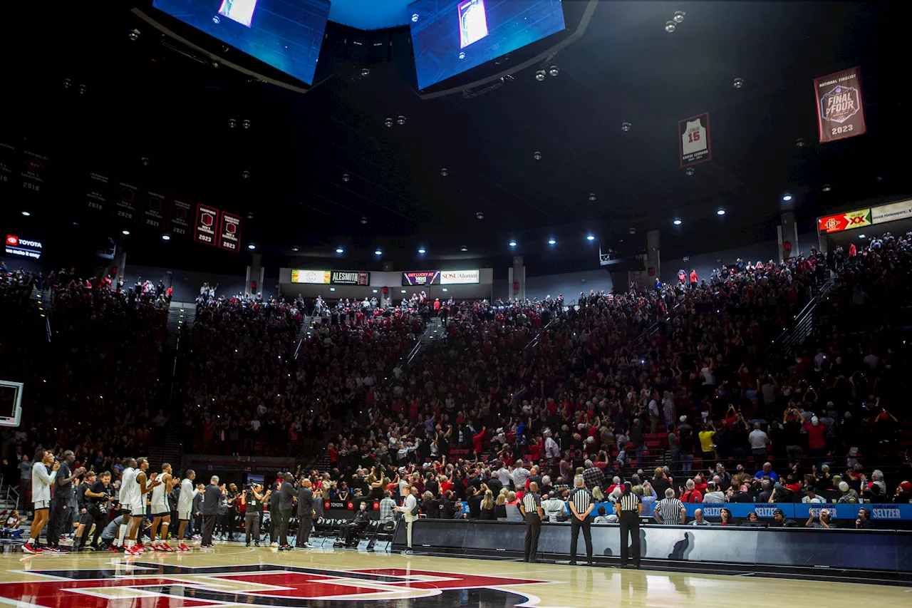 Aztecs hang banners, then hang 83 points on Fullerton in season-opening win