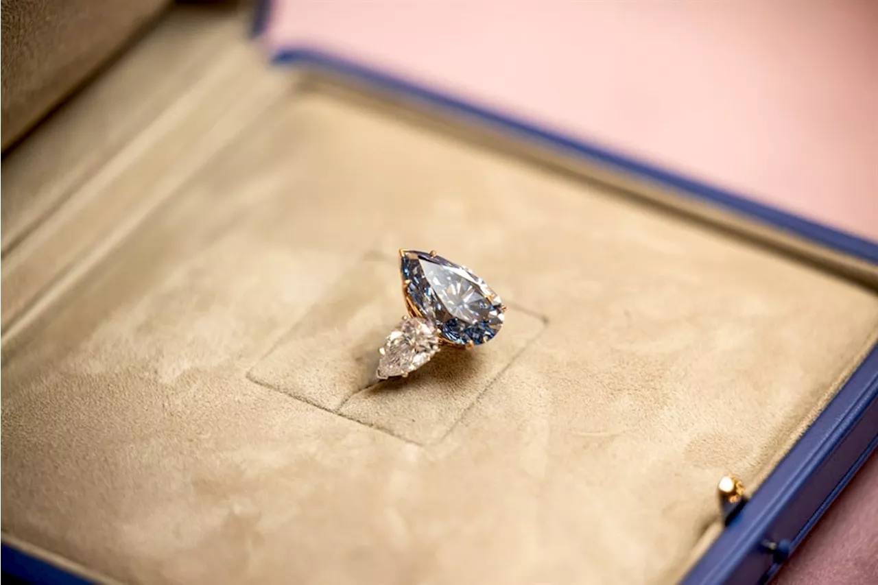 A single blue diamond just sold for more than R800 million