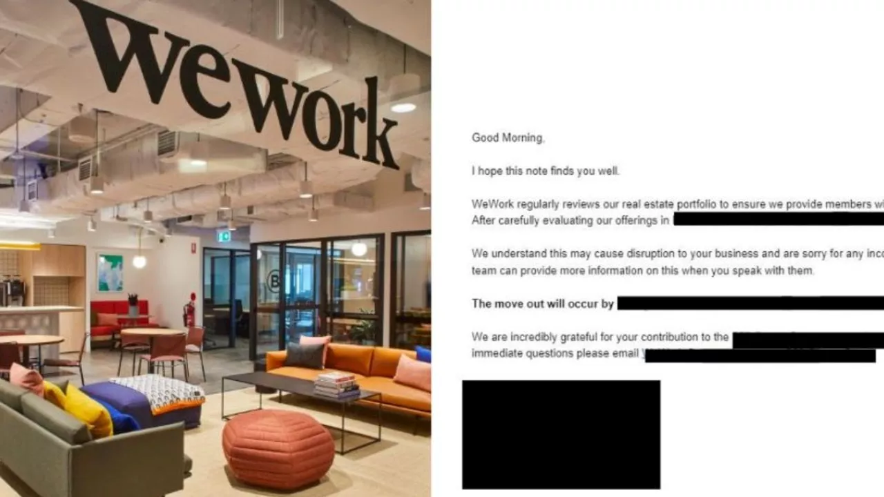 Shock bond as WeWork files for bankruptcy