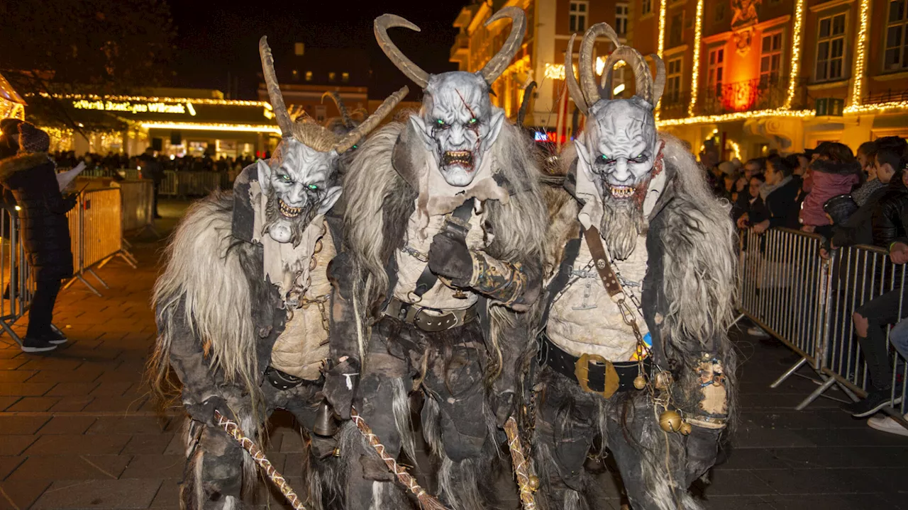 Im Bezirk Wiener Neustadt sind Krampusse und Perchten unterwegs