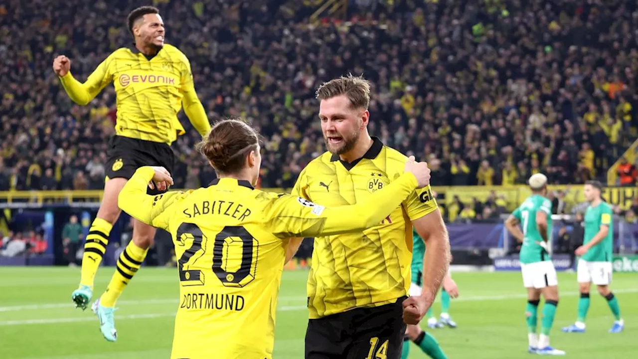 Dortmund scoort en leidt virtueel in poule des doods • Wieffer in basis Feyenoord