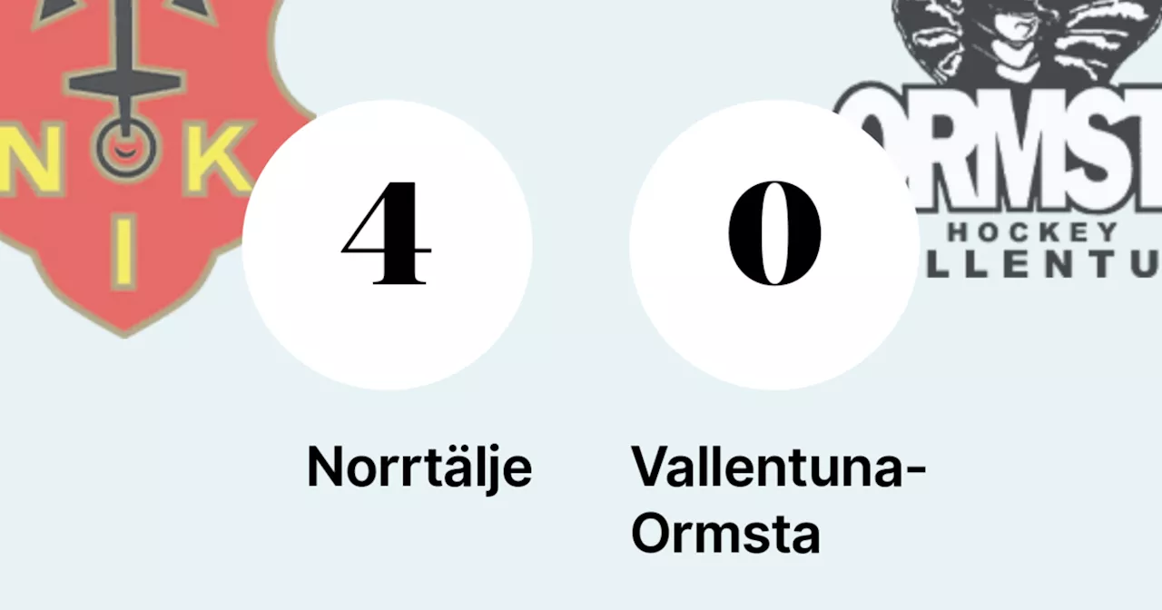 Efterlängtad seger för Norrtälje – steg åt rätt håll mot Vallentuna-Ormsta