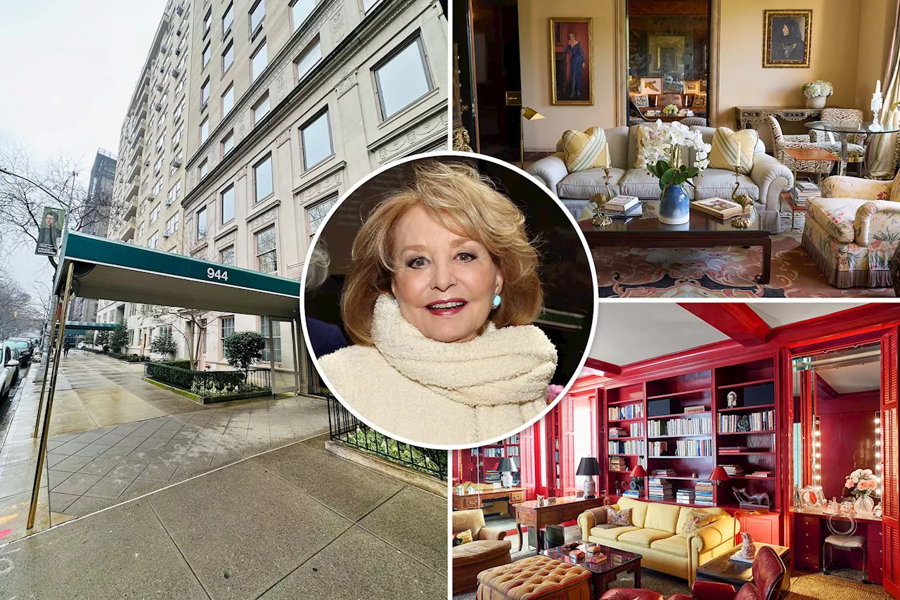 Barbara Walters’ longtime Manhattan home finds a buyer less than a year after her death