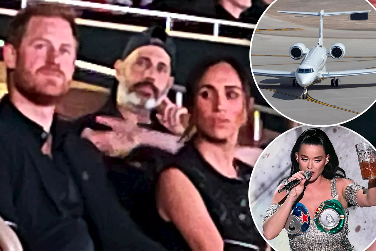 Harry, Meghan branded 'eco-hypocrites' after taking oil heir's private jet to Katy Perry gig