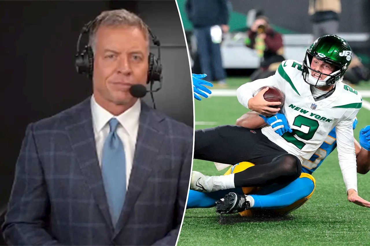 Troy Aikman rips Zach Wilson, everything about the Jets after Chargers debacle