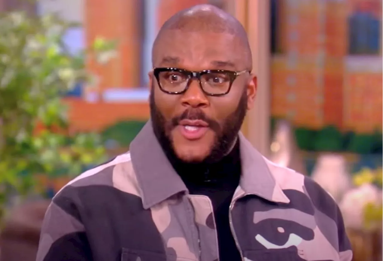 Tyler Perry breaks down crying on 'The View' and pauses interview