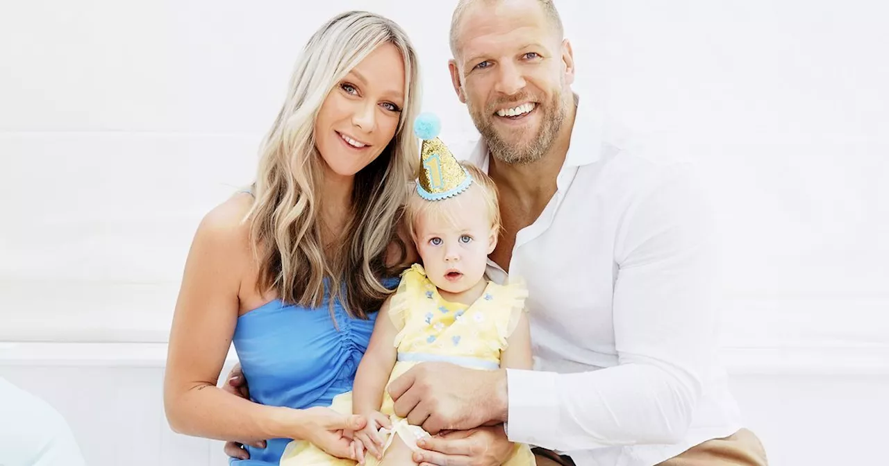 James Haskell has sweet reunion with Chloe Madeley and Bodhi for 'tea date'