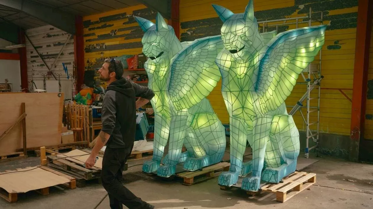 Des chimères envahissent Nantes pour le Voyage en hiver