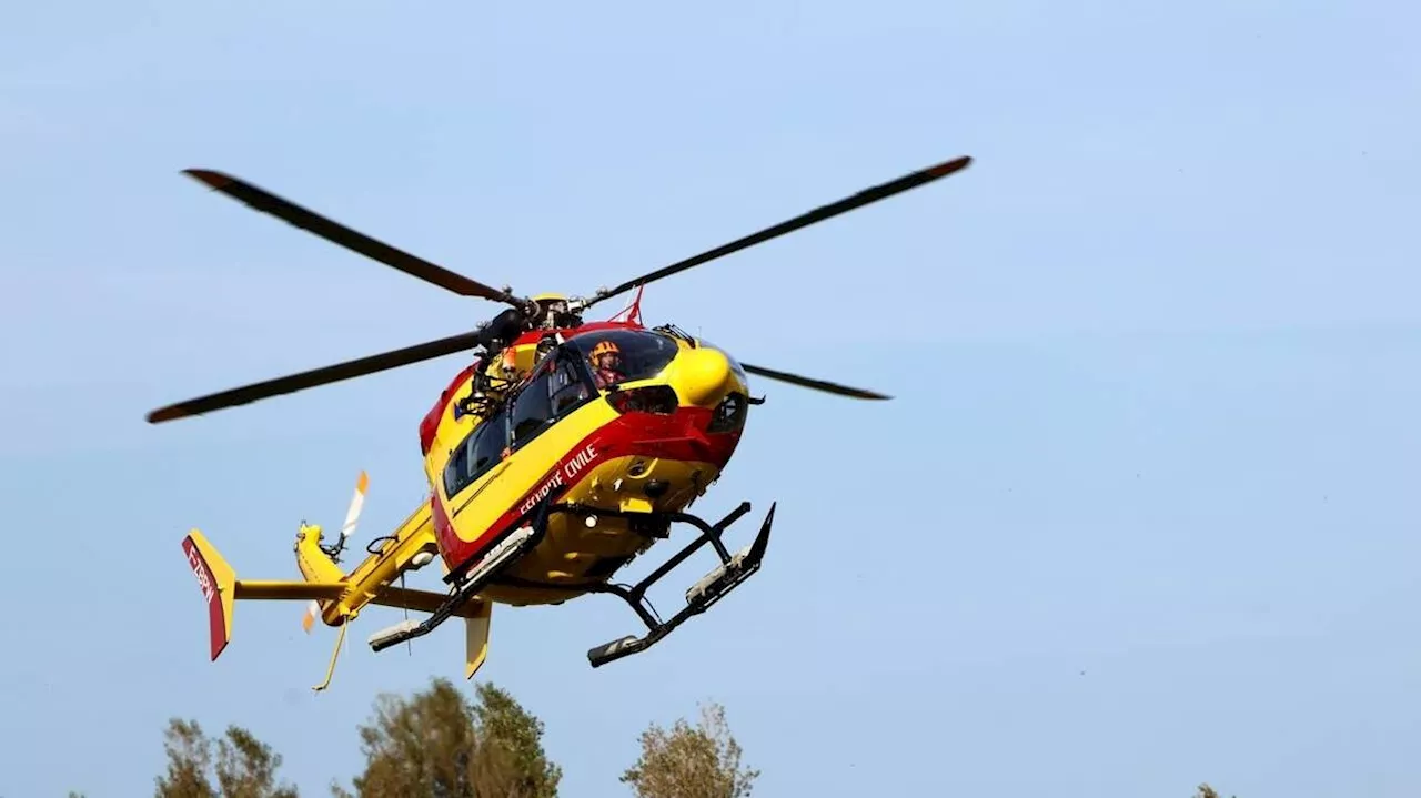 En Seine-Maritime, un homme de 20 ans héliporté gravement blessé après un accident de la route