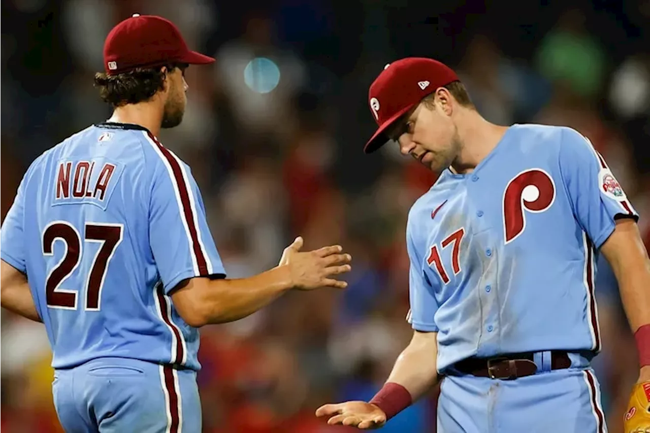 Aaron Nola receives qualifying offer from Phillies, who decline to make one for Rhys Hoskins