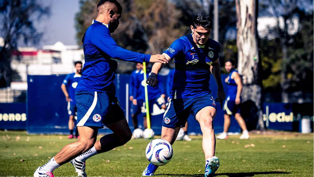 América comienza preparación para juego contra Tigres con algunas ausencias