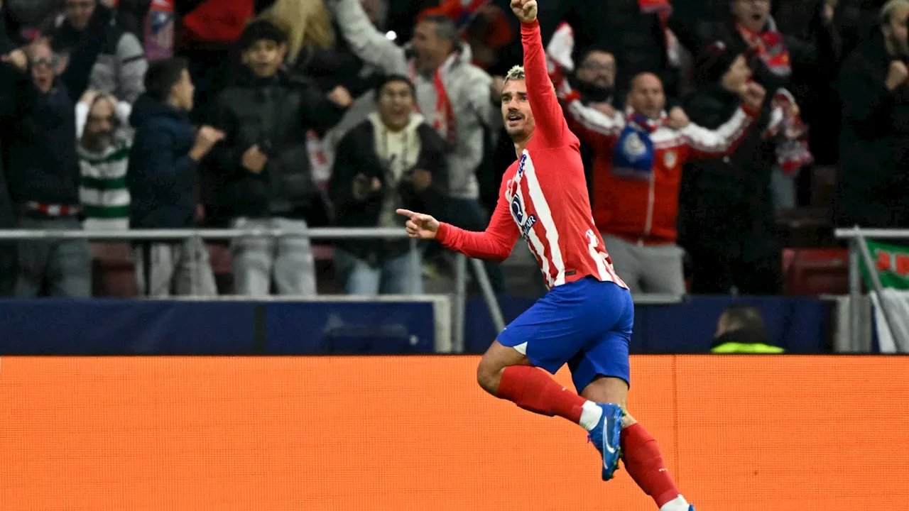 Atlético-Celtic: un ciseau, un doublé et une ovation pour Griezmann, en feu cette saison