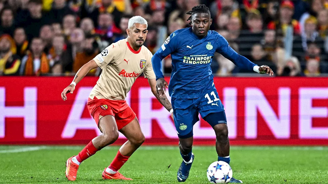 PRONOS PARIS RMC Les paris sur PSV Eindhoven - Lens du 8 novembre