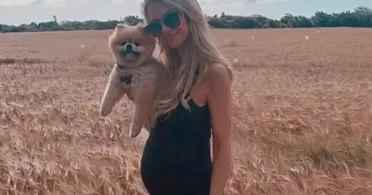 Rosanna Davison's heartbreak as she and her family say goodbye to beloved dog