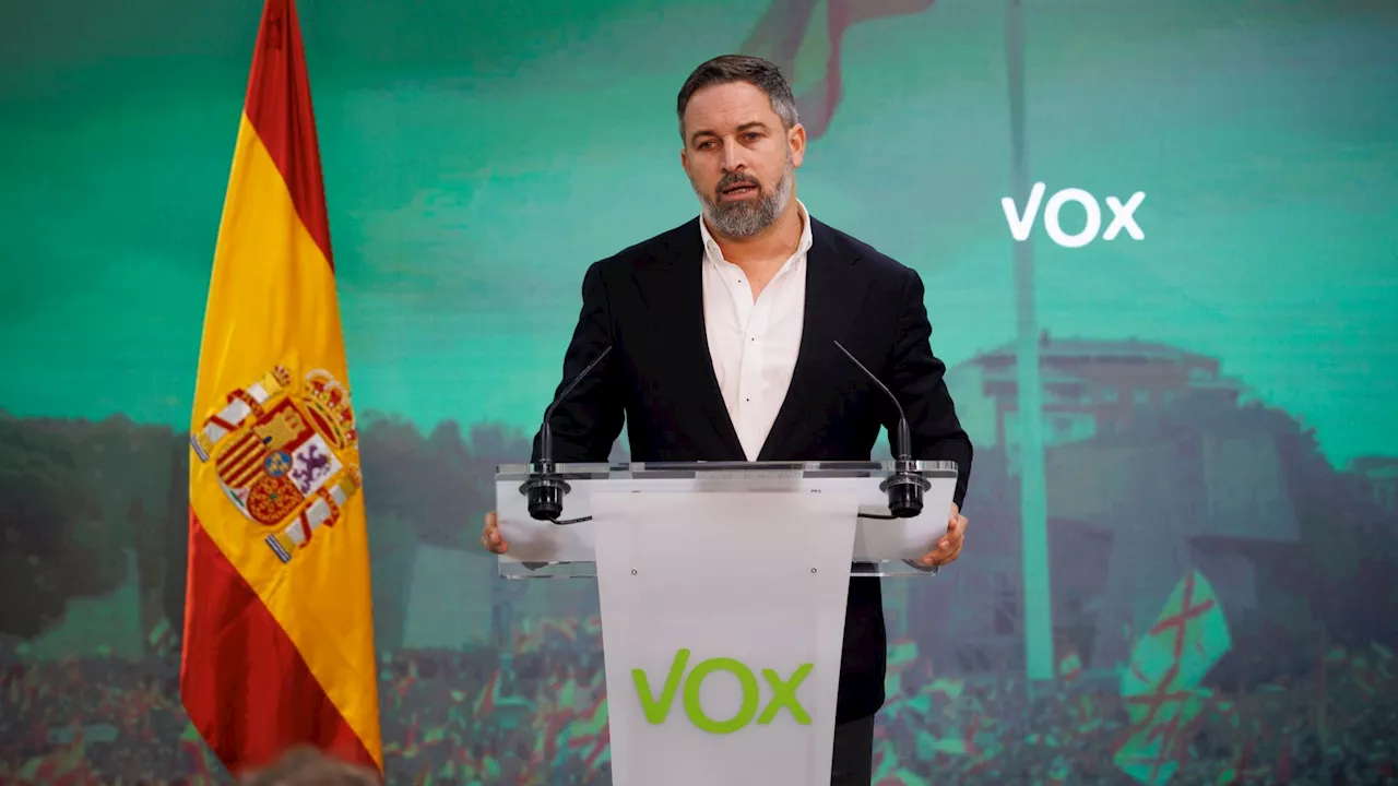 Abascal acusa a Marlaska de dar 'órdenes políticas' para disolver las manifestaciones contra la amnistía