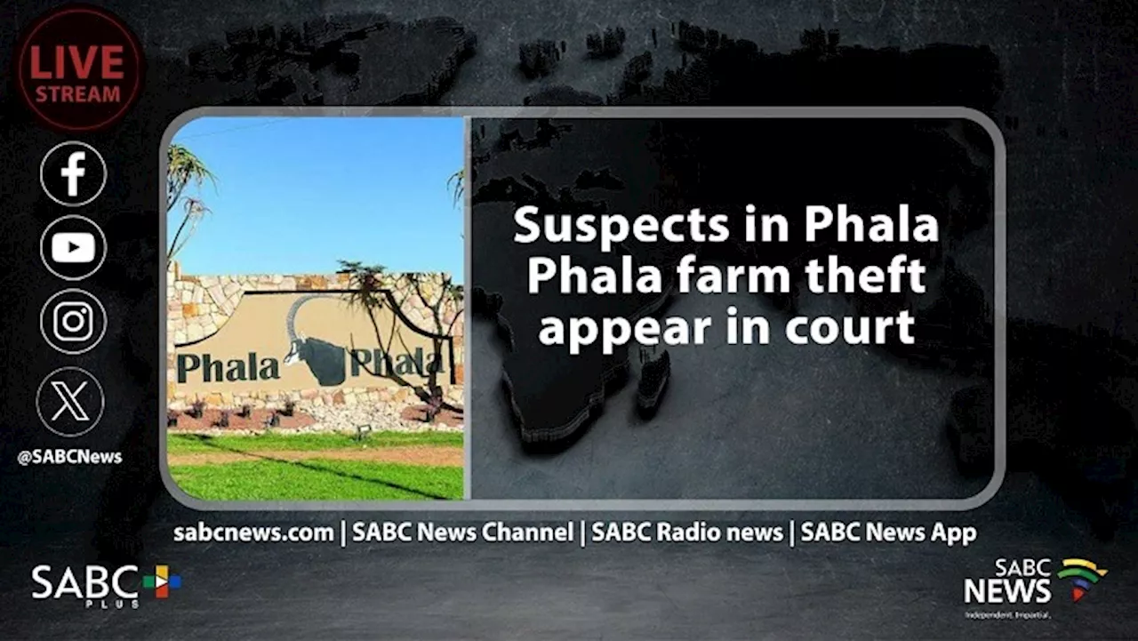 LIVE: Suspects in Phala Phala farm theft in court - SABC News - Breaking news, special reports, world,