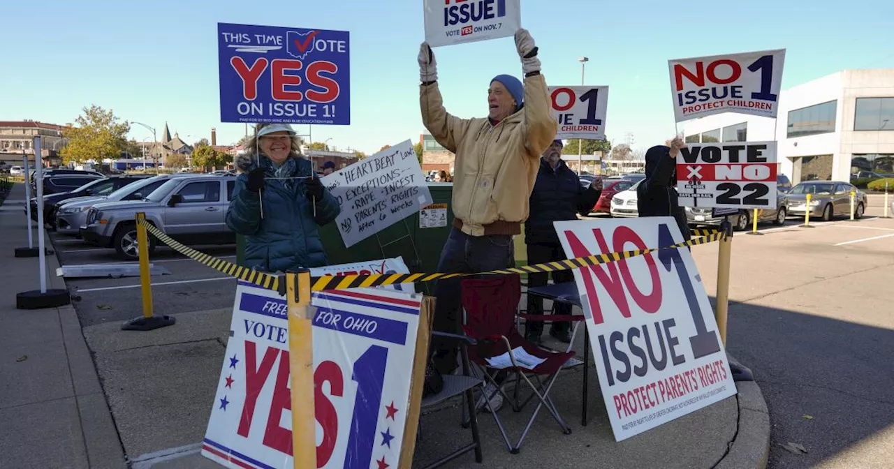 Ohio is the lone state deciding an abortion-rights question Tuesday, providing hints for 2024 races