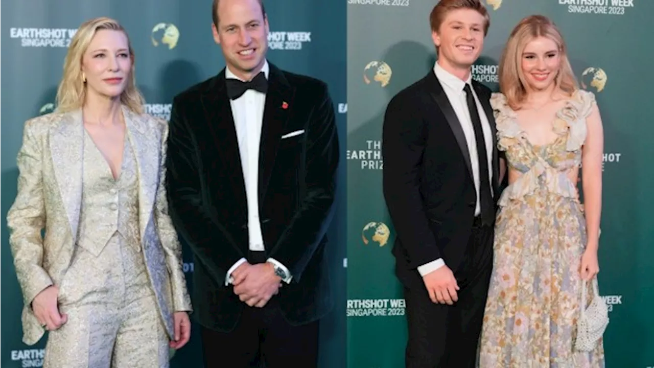 Robert Irwin joins Prince William at glitzy awards