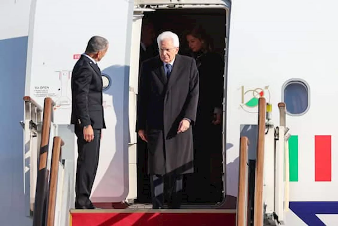 Sergio Mattarella arrivato a Seul per la visita di Stato in Corea del Sud