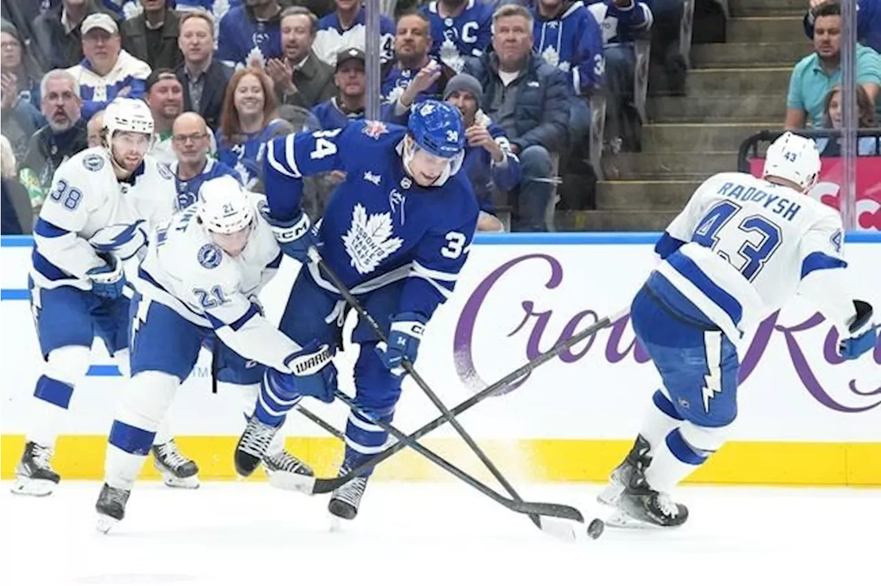 Jarnkrok scores in OT as Maple Leafs pick up wild 6-5 win over Lightning