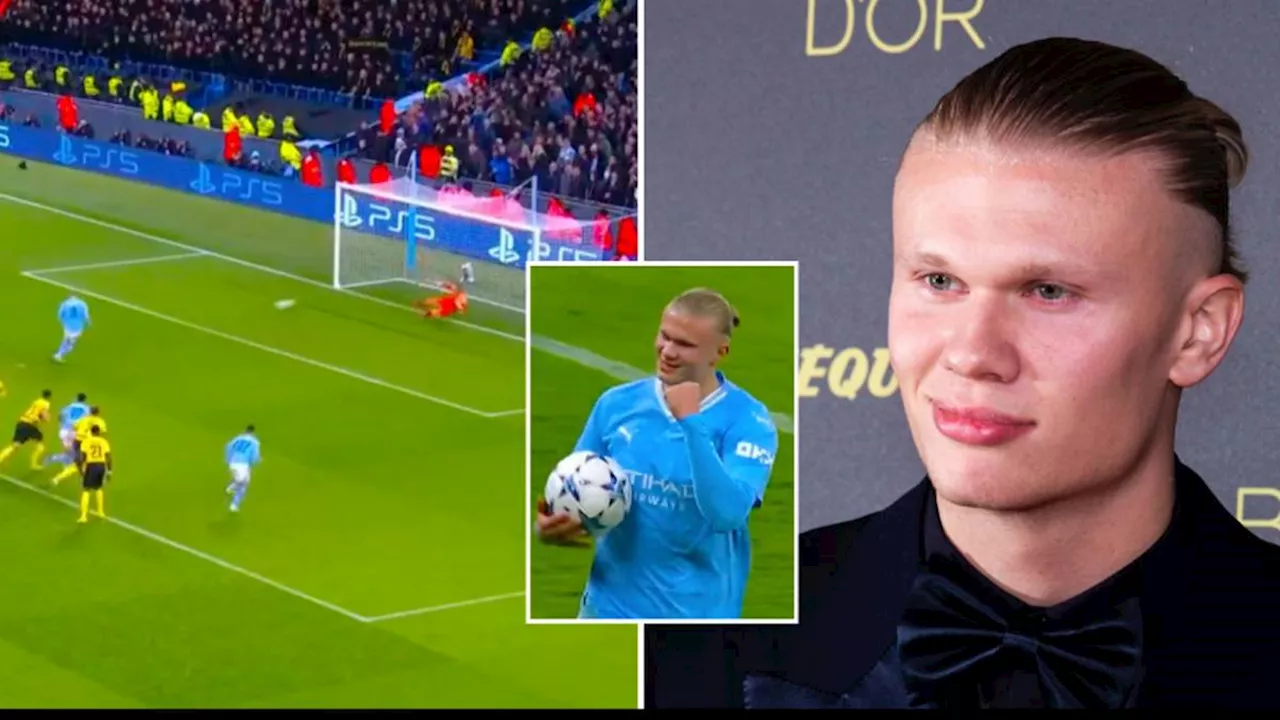 Man City forward Erling Haaland kept his Ballon d’Or promise against Young Boys