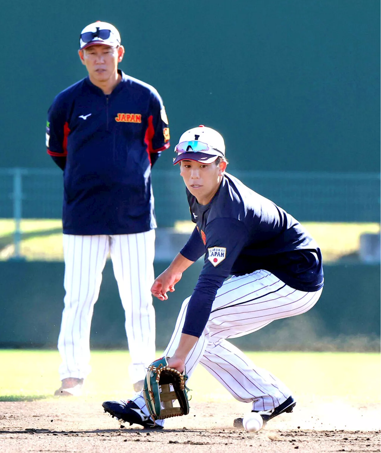 【侍ジャパン】巨人・門脇誠が志願の井端塾７０分！ＧＧ賞７度の極意吸収「引き出し増えた」…逆シングルのコツは脱力