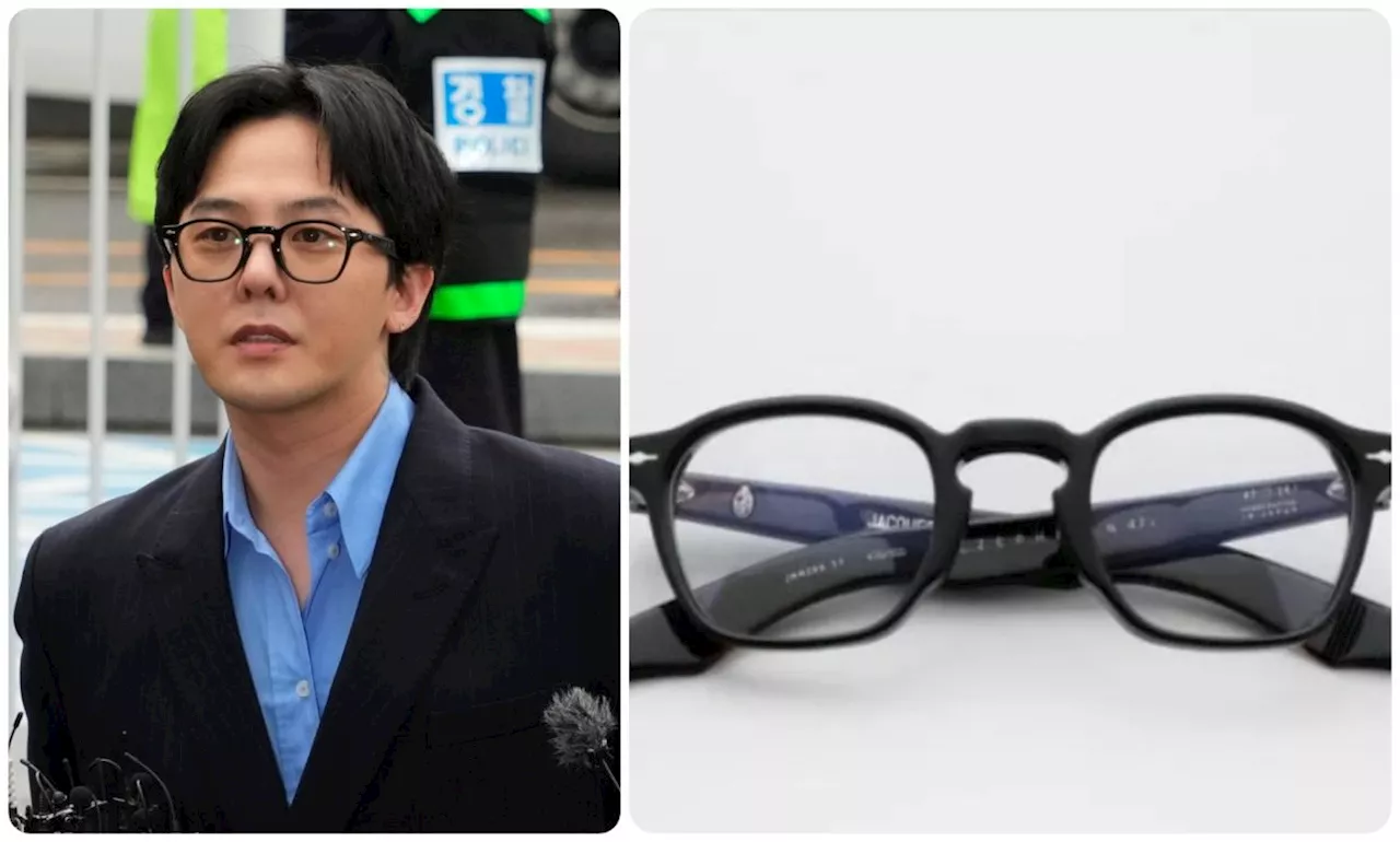 G-Dragon wears RM4,500 glasses to police station, designer frames sold out immediately