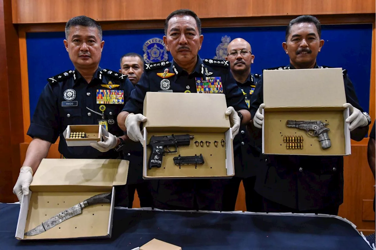 Klantan cops seized 16 pistols from Jan to Nov