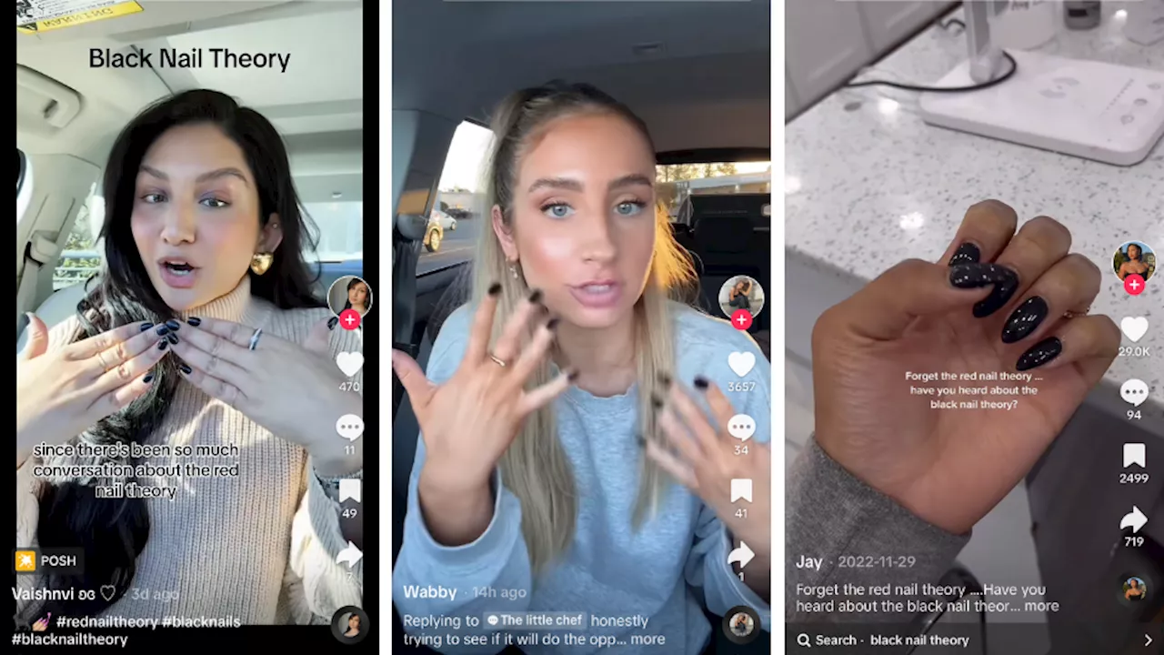 TikTok’s “Black Nail Theory” Is a Surprising Hit