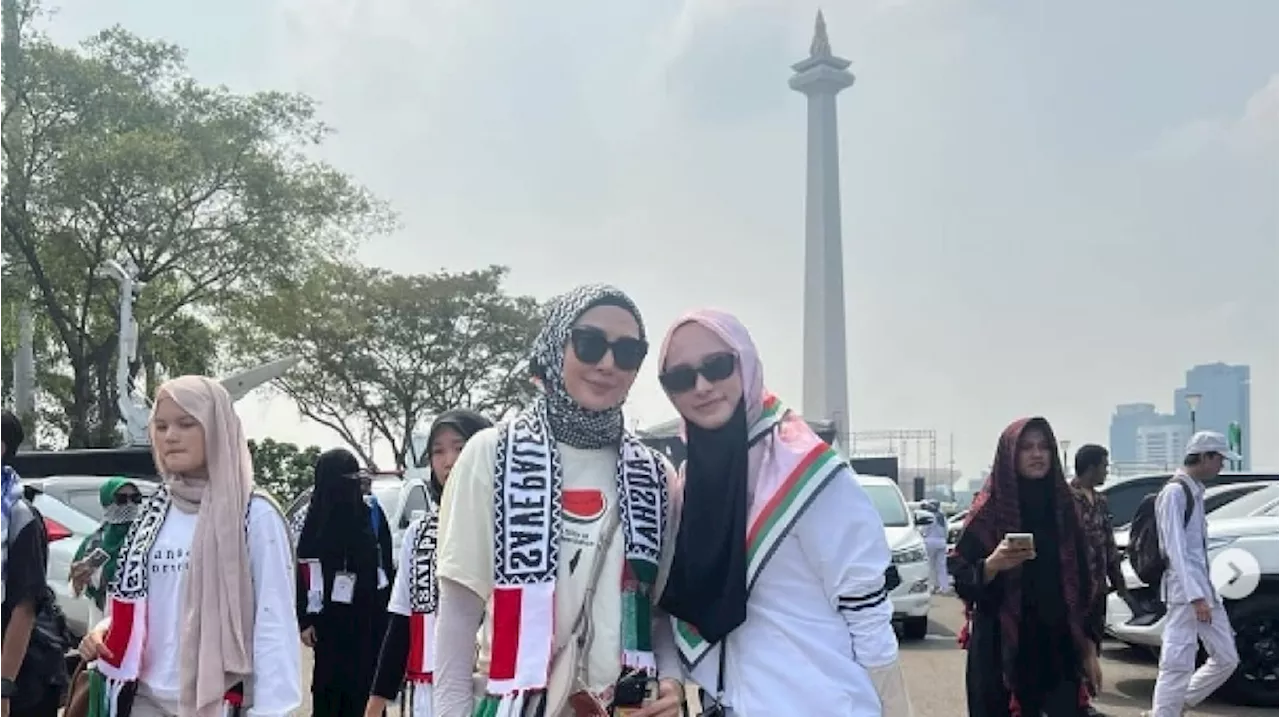 Inara Rusli Bikin Aksi Nyata untuk Rakyat Palestina, Jual Kain Scarve Buat Disumbangkan ke Gaza