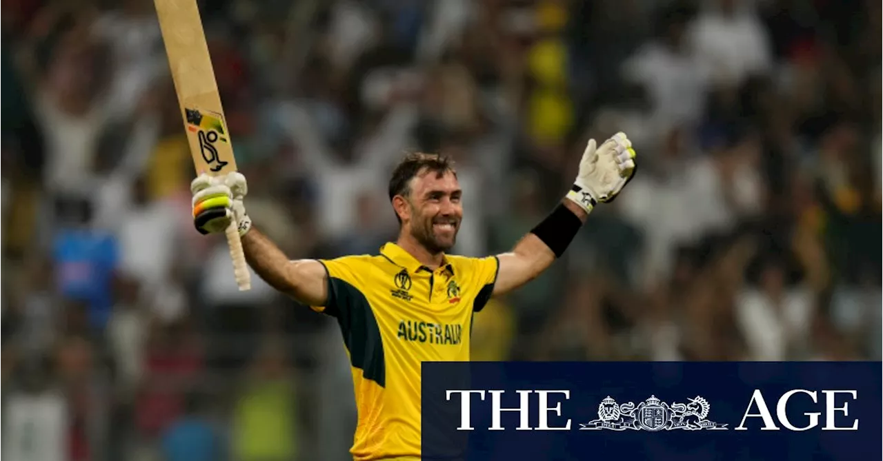 ‘I’m a bit numb’: Maxwell snatches victory with amazing double century