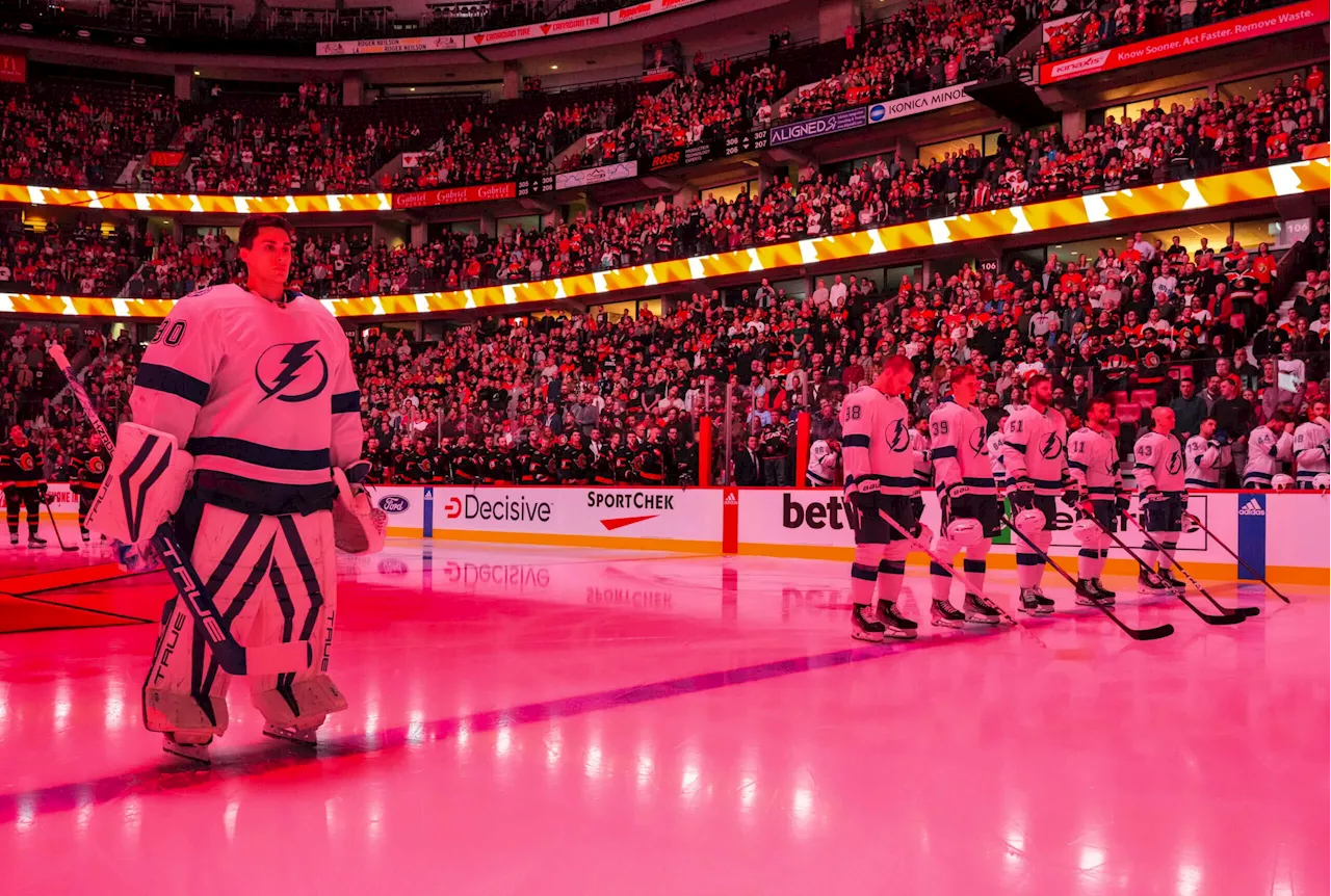 Lightning goalie Matt Tomkins’ long journey to becoming a 29-year-old NHL rookie