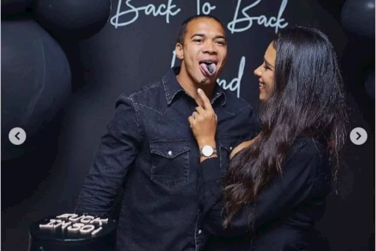 In Pics: After beating New Zealand, Cheslin Kolbe celebrates his 30th birthday in an all-black affair