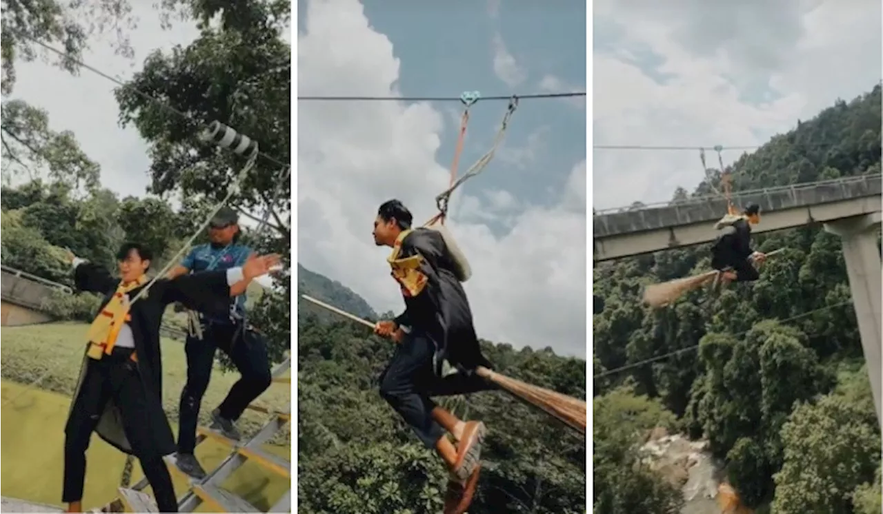 Harry Potter Zips About In Kuala Kubu Bharu!