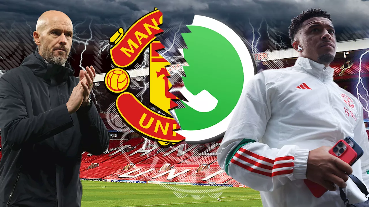 Jadon Sancho REMOVED from Man Utd WhatsApp group with winger’s Old Trafford future looking bleaker by the d...