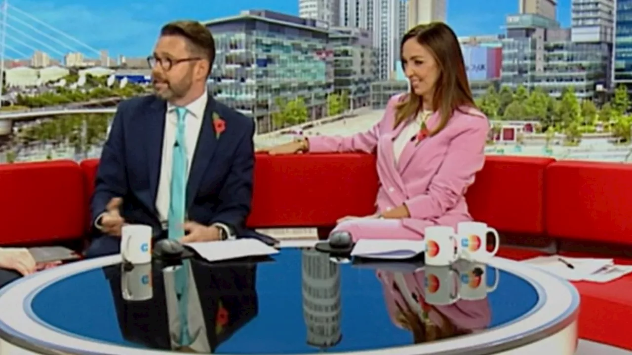 Jon Kay urged to adjust his outfit as he accidentally ‘flashes flesh’ on BBC Breakfast...