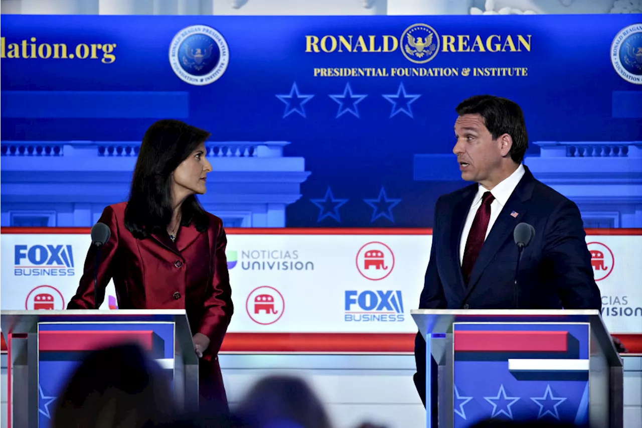 Haley-DeSantis Fight to Take Center Stage at Third Republican Debate