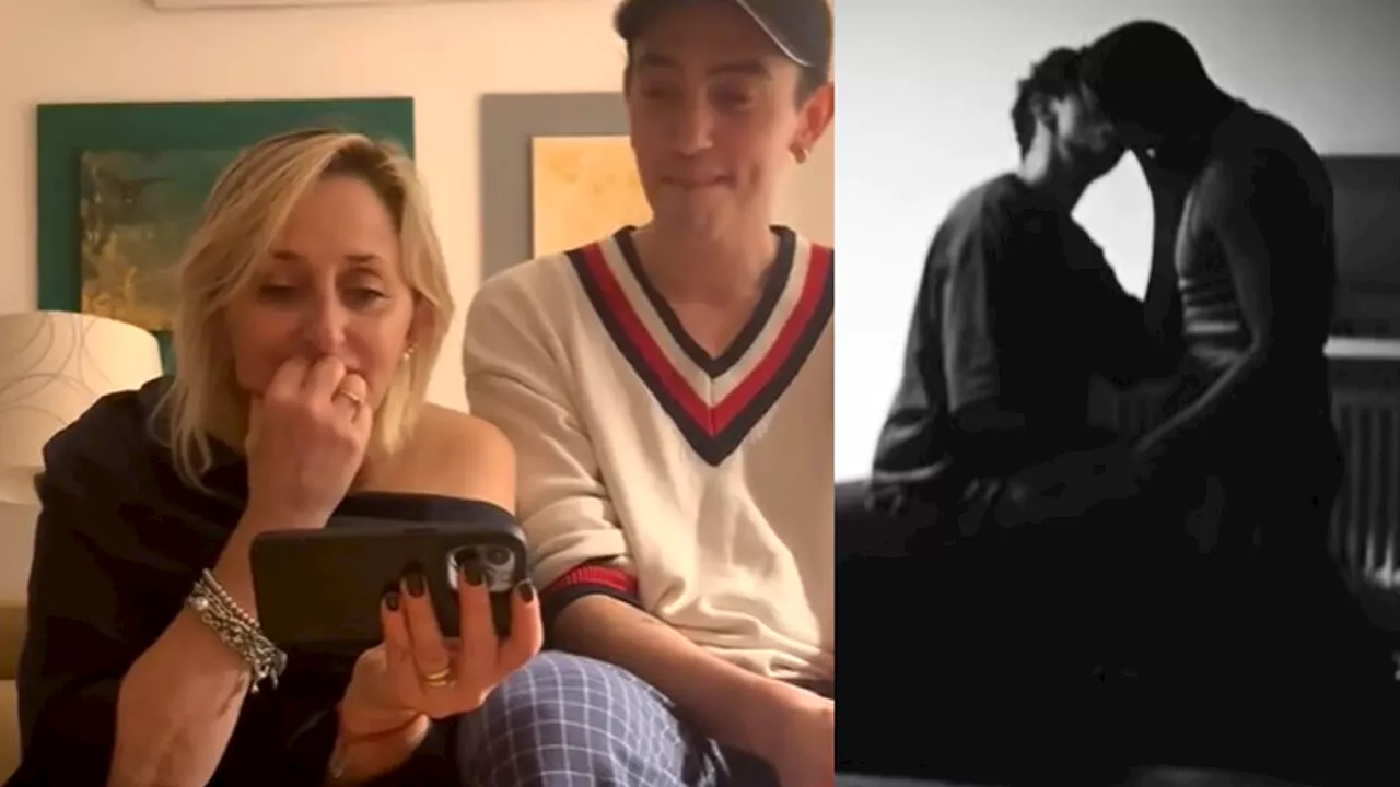 Michele Bravi spintissimo nell'ultimo video, lo mostra alla mamma: la reazione è da incorniciare (video)