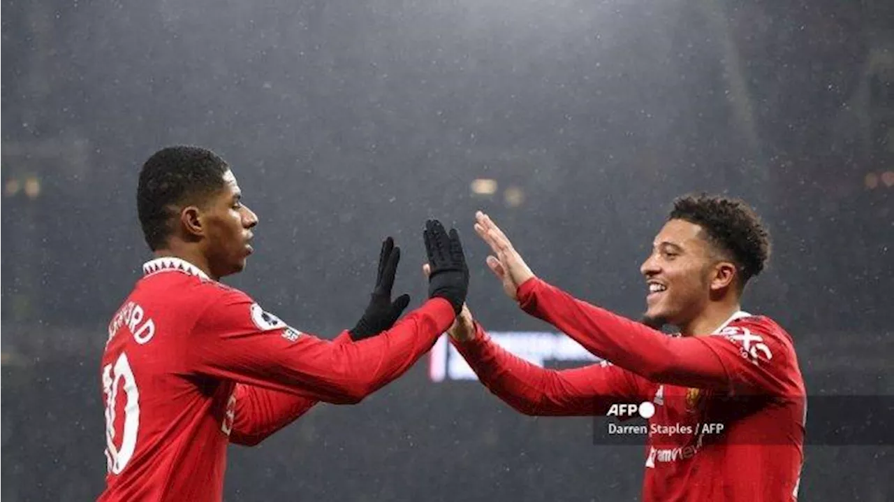 FC Copenhagen vs Manchester United: Aksi Marcus Rashford Bikin Sancho Makin Tersudut