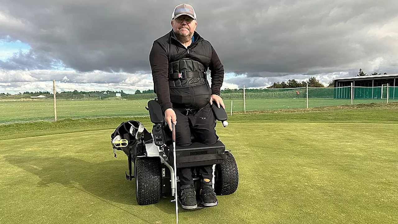 Henrik endte i kørestol – men med en særlig vogn kan han nu spille golf igen