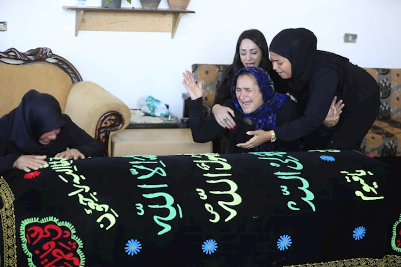 Lebanese woman and her 3 granddaughters killed in Israeli strike laid to rest