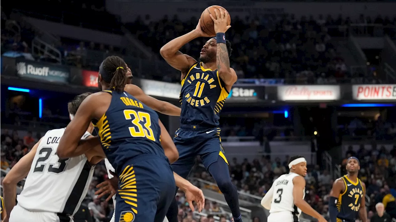 Pacers tie team record with 152-point outburst in win over Spurs