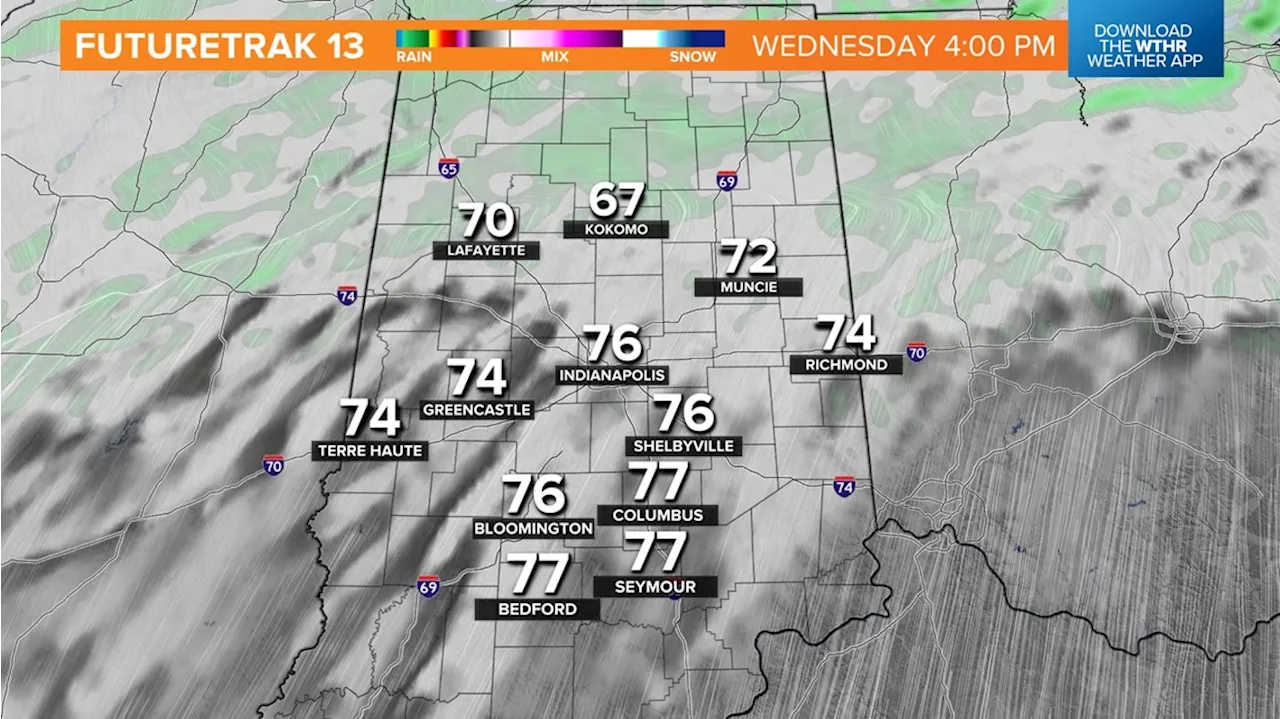 Warm and windy Wednesday with near-record highs | Live Doppler 13 Weather Blog