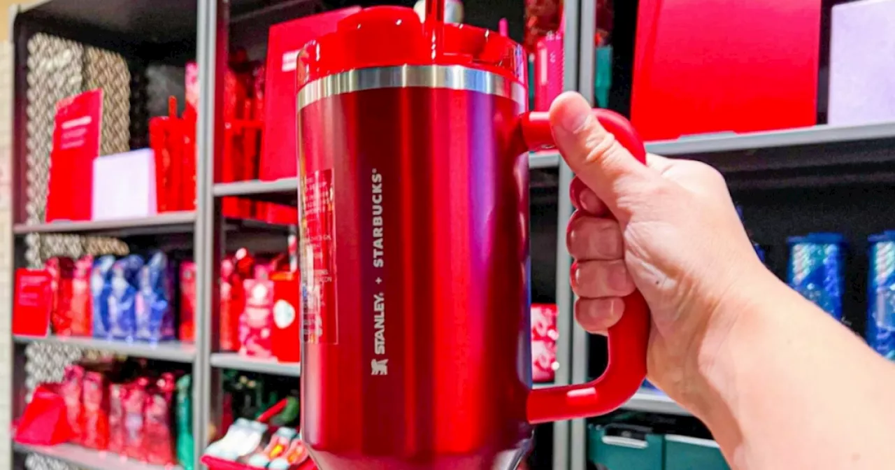 People are reselling Starbucks’ $50 red Stanley holiday cups for hundreds