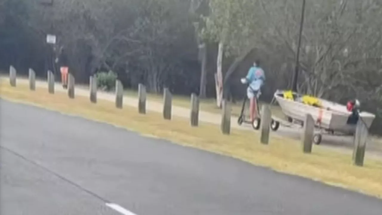 Young Aussie boatie filmed towing tinnie with electric scooter praised for ingenuity