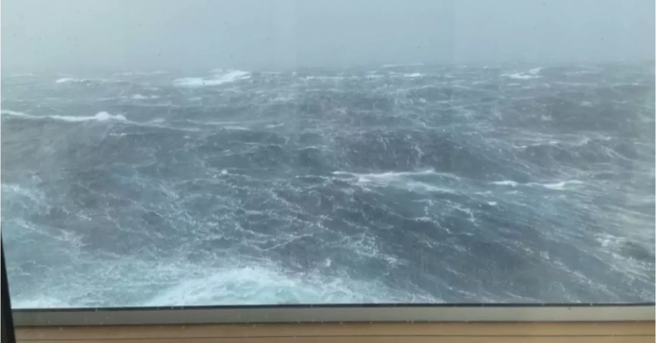 Cruise ship turns back to England after about 100 passengers injured in storm