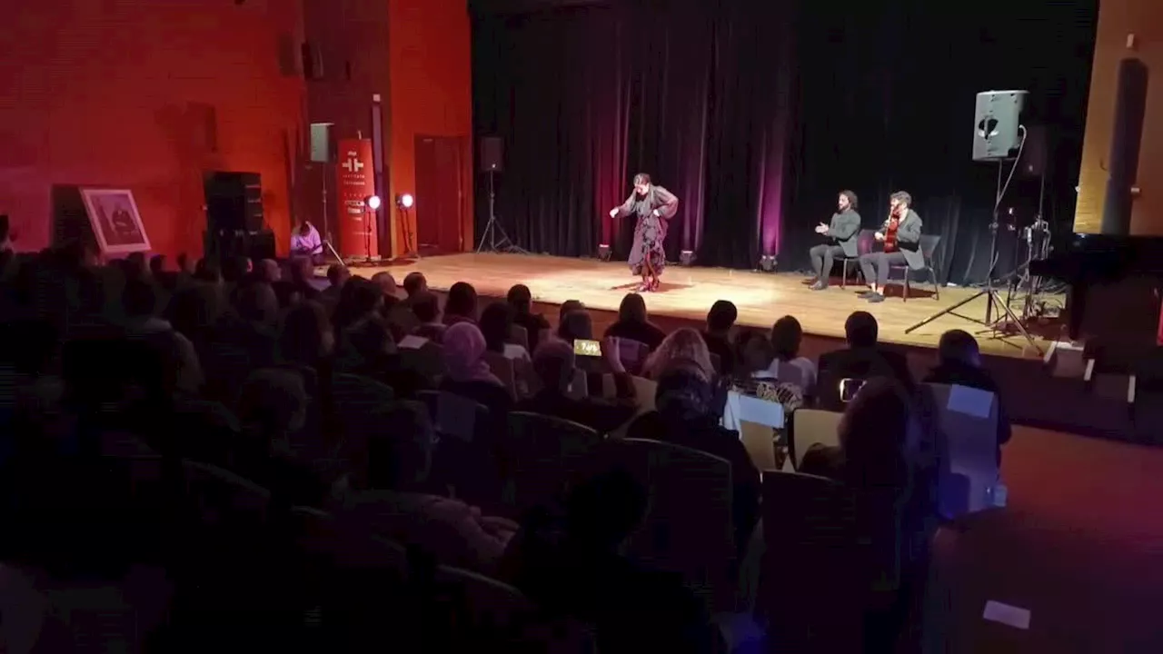 La bailaora María Moreno deleita en el Congreso Mundial del Flamenco celebrado en Rabat